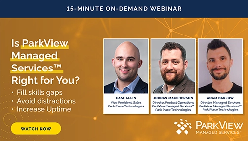 ParkView IT Infrastructure Managed Services Webinar