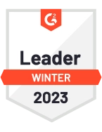 g2 winter 23 enterprise network management software leader badge