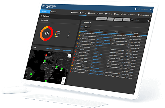 Entuity software de análise de redes empresariais