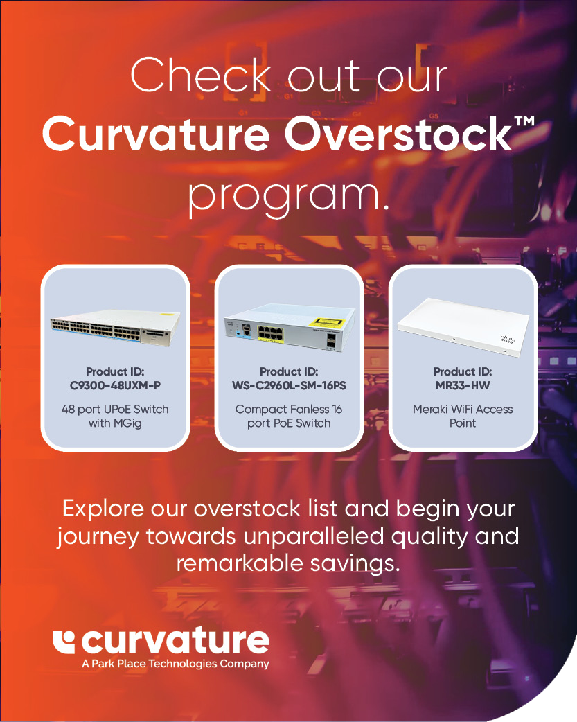 Curvature IT hardware sales banner