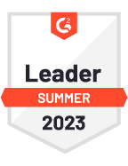g2 summer 23 insignia de líder en software de gestión de redes empresariales