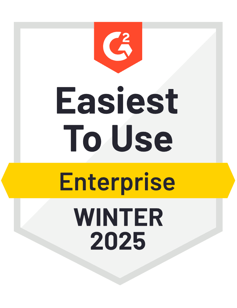 g2 winter 25 enterprise network monitoring software easiest to use badge