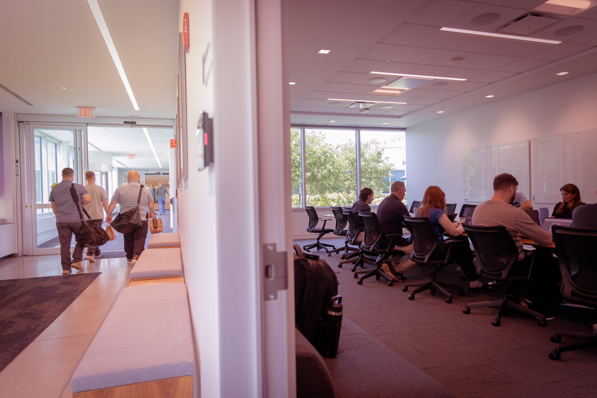 Park Place le personnel dans une salle de réunion