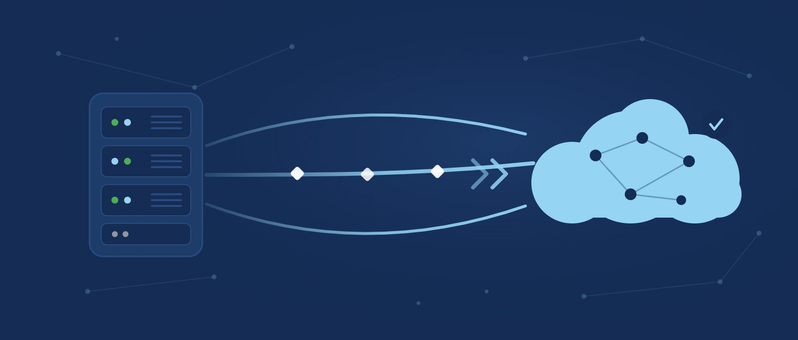 cloud migration plan example infographic